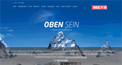 Desktop Screenshot of mefa.de
