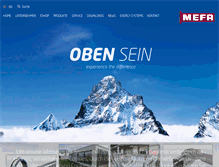 Tablet Screenshot of mefa.de